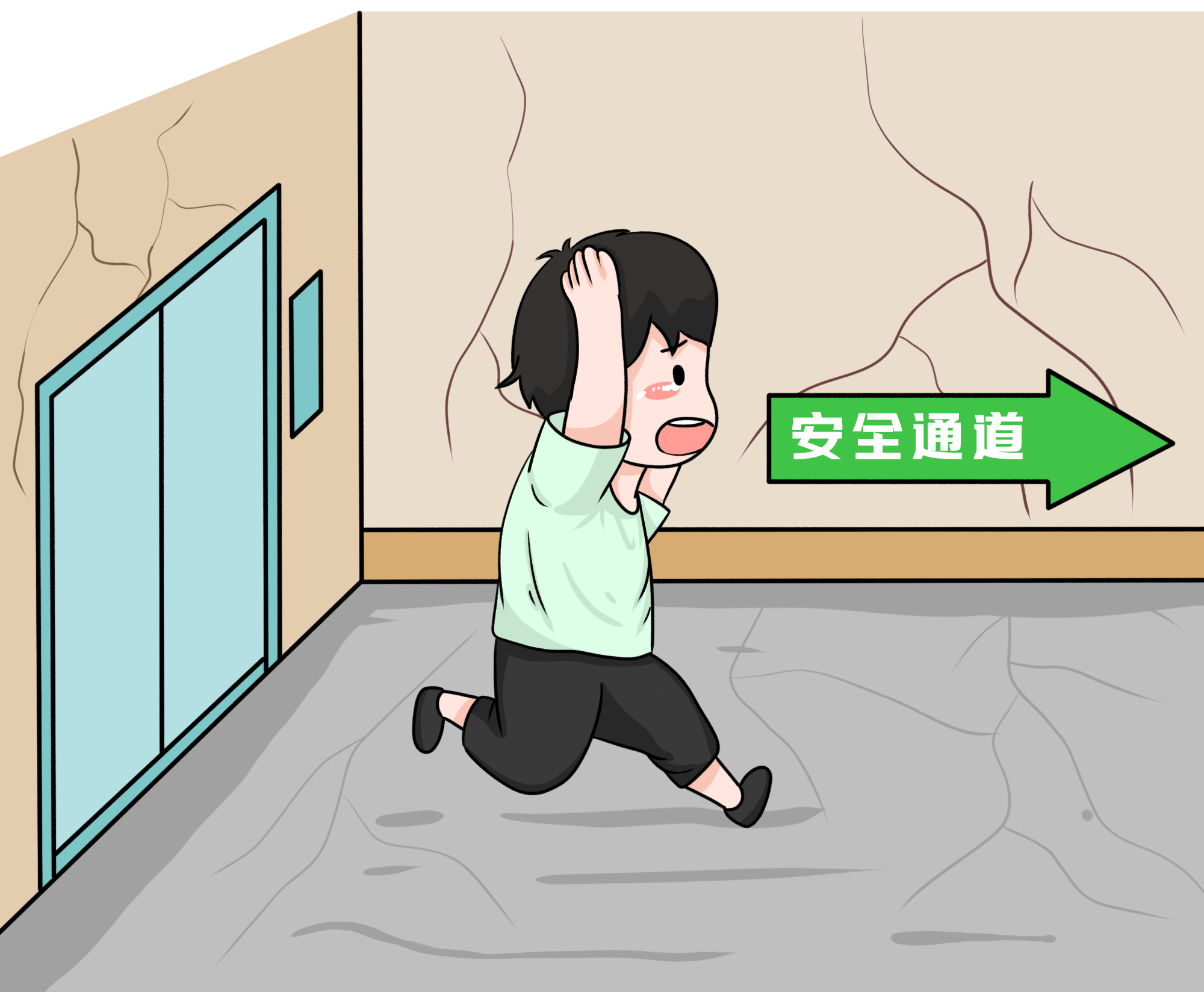 安全逃生绘画图如何制作?