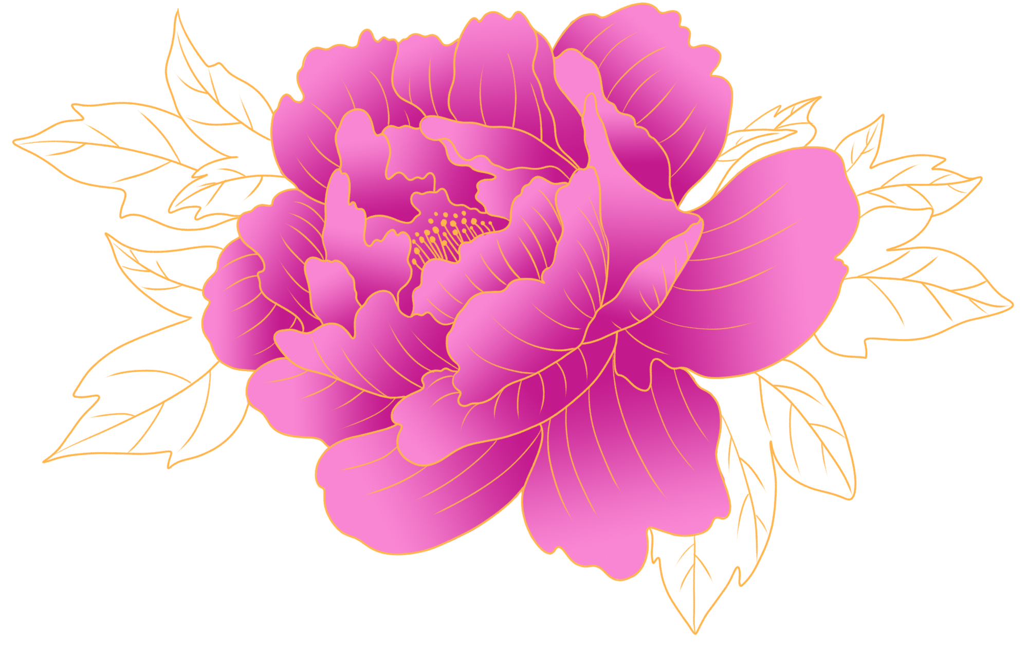 紫色花素材图片制作步骤！