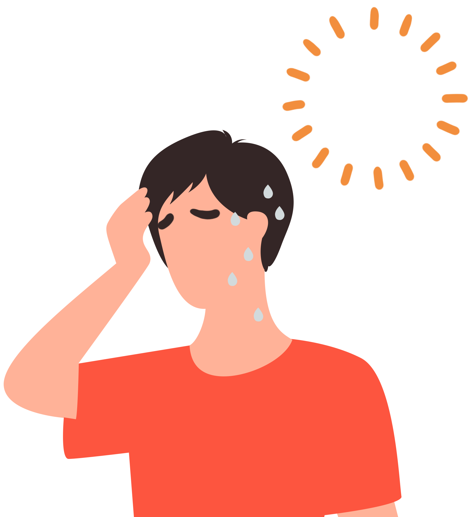 热素材和红素材的区别如何绘制?