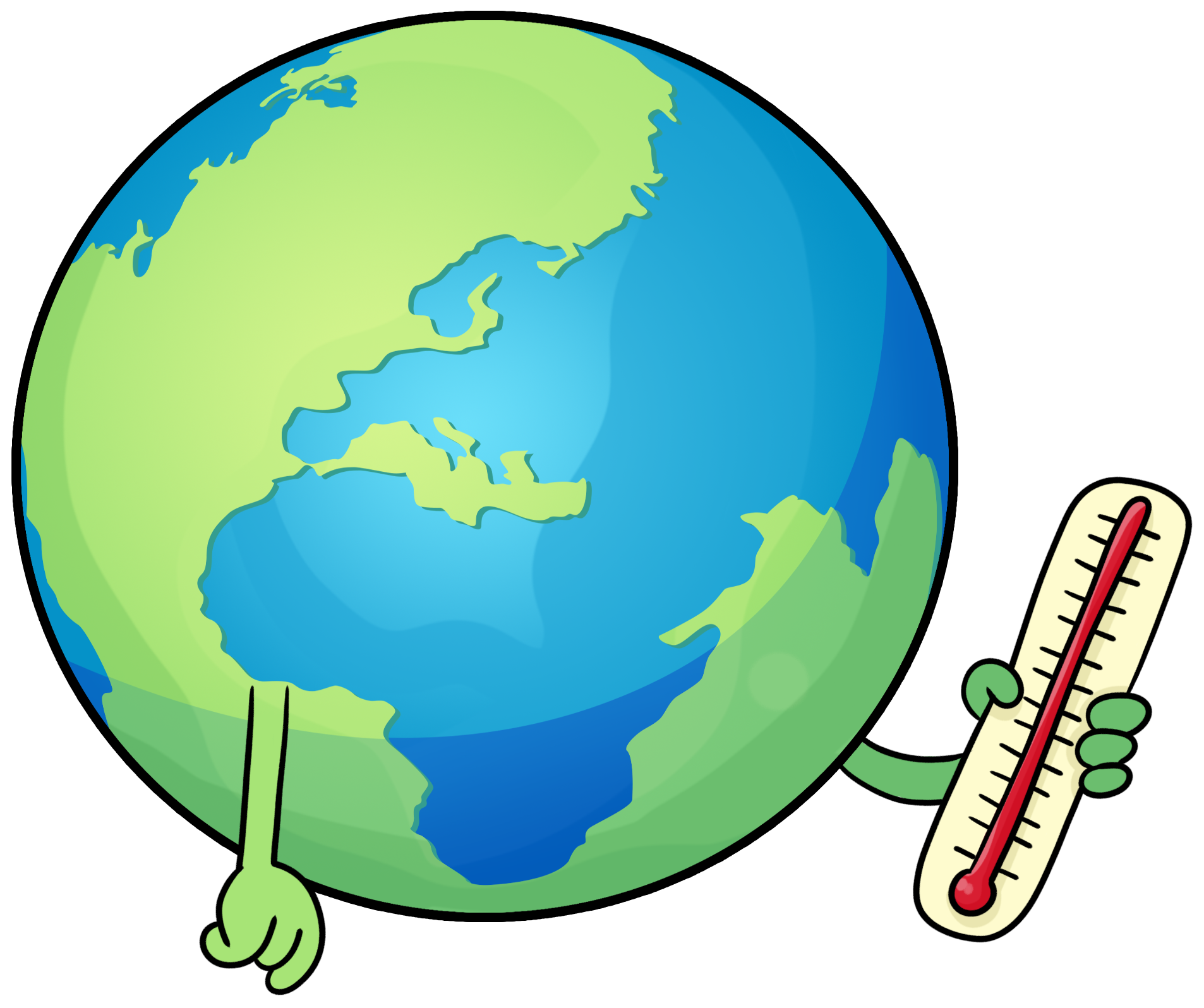 地球变暖插画图片制作步骤！