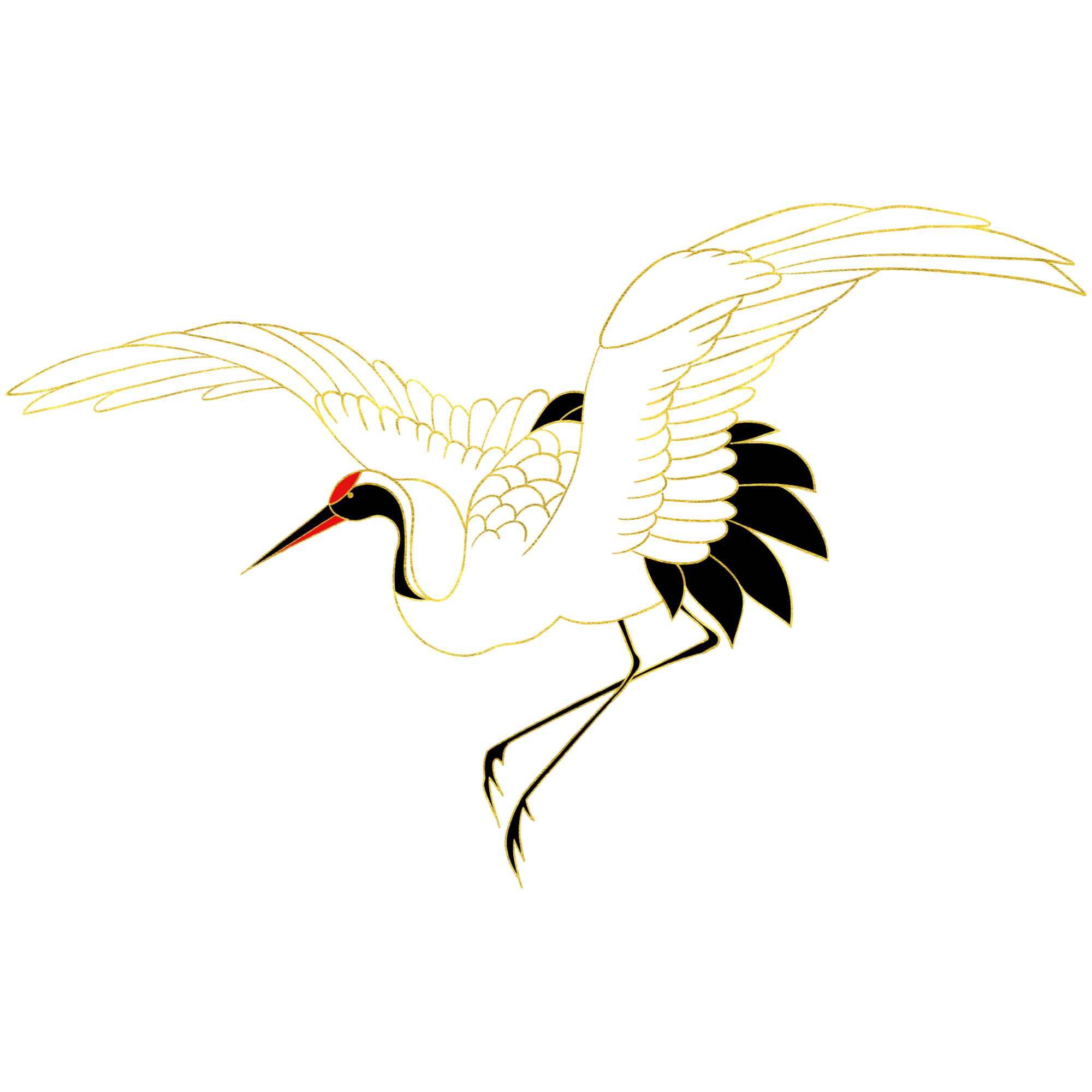 国潮丹顶鹤壁纸制作方法！