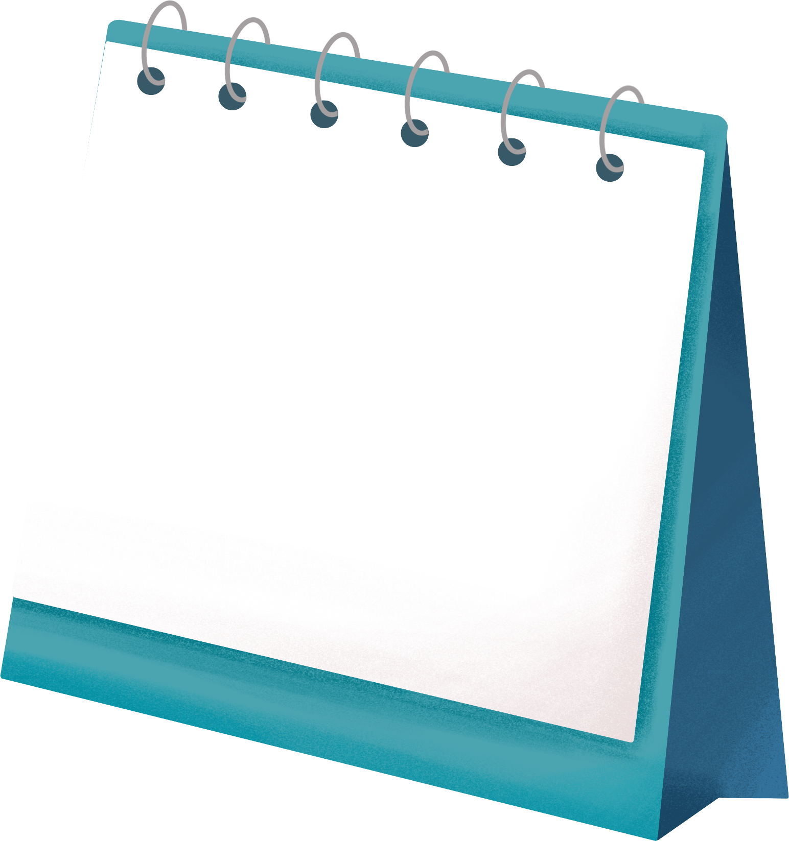 蓝色台历图片素材下载怎么画？