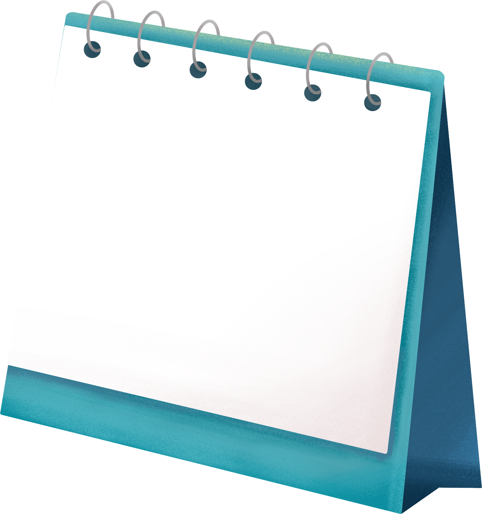 蓝色台历图片素材下载怎么画？