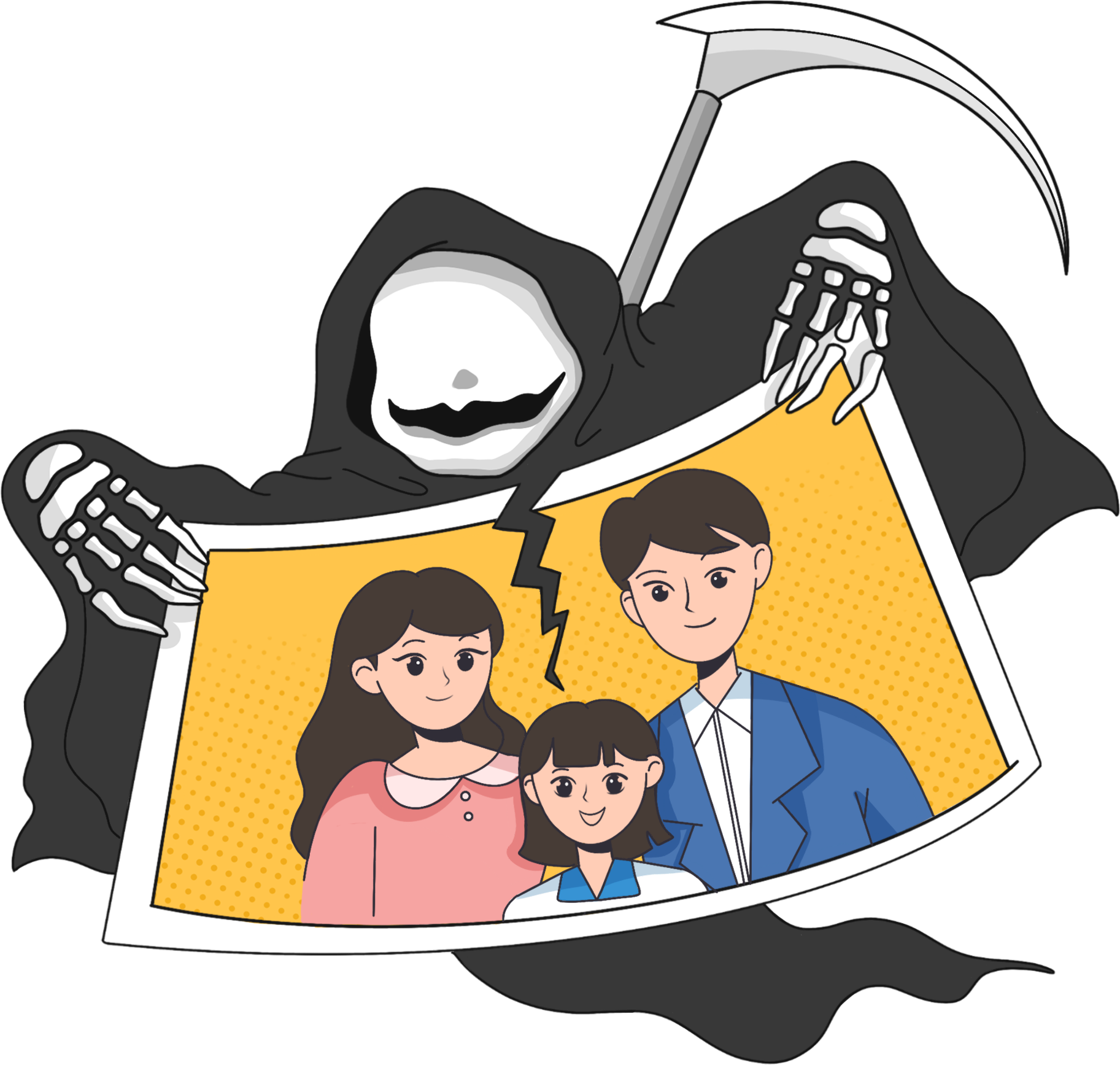 死神漫画插图制作方法！
