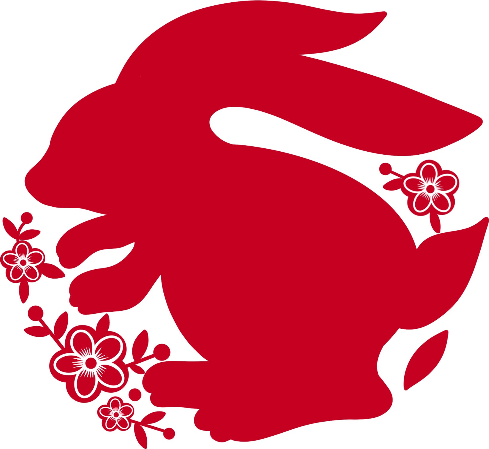 兔子花边剪纸图片素材大全如何制作?