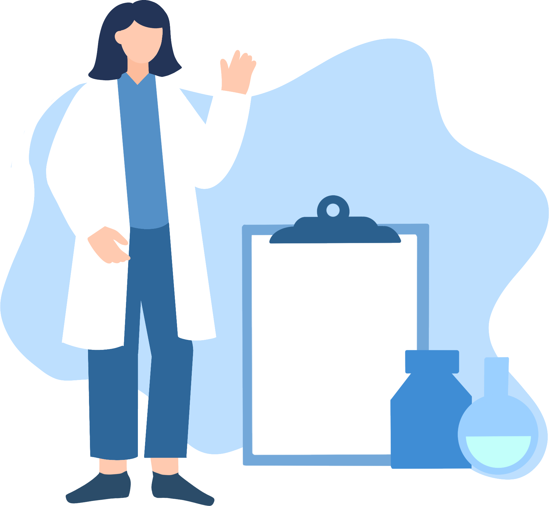 医生医疗器具图片绘画作品怎样画?