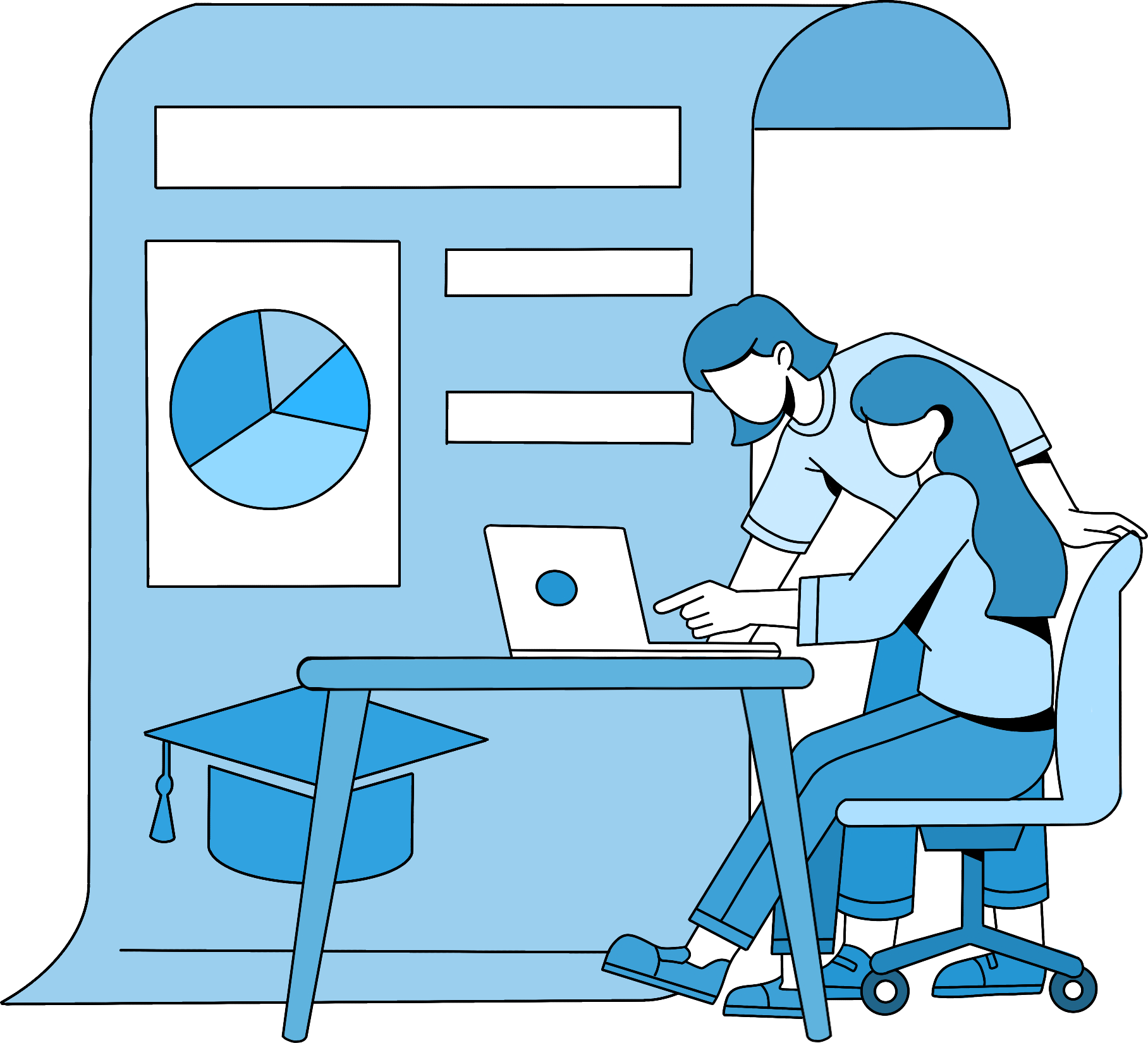 教育的插图怎样画？