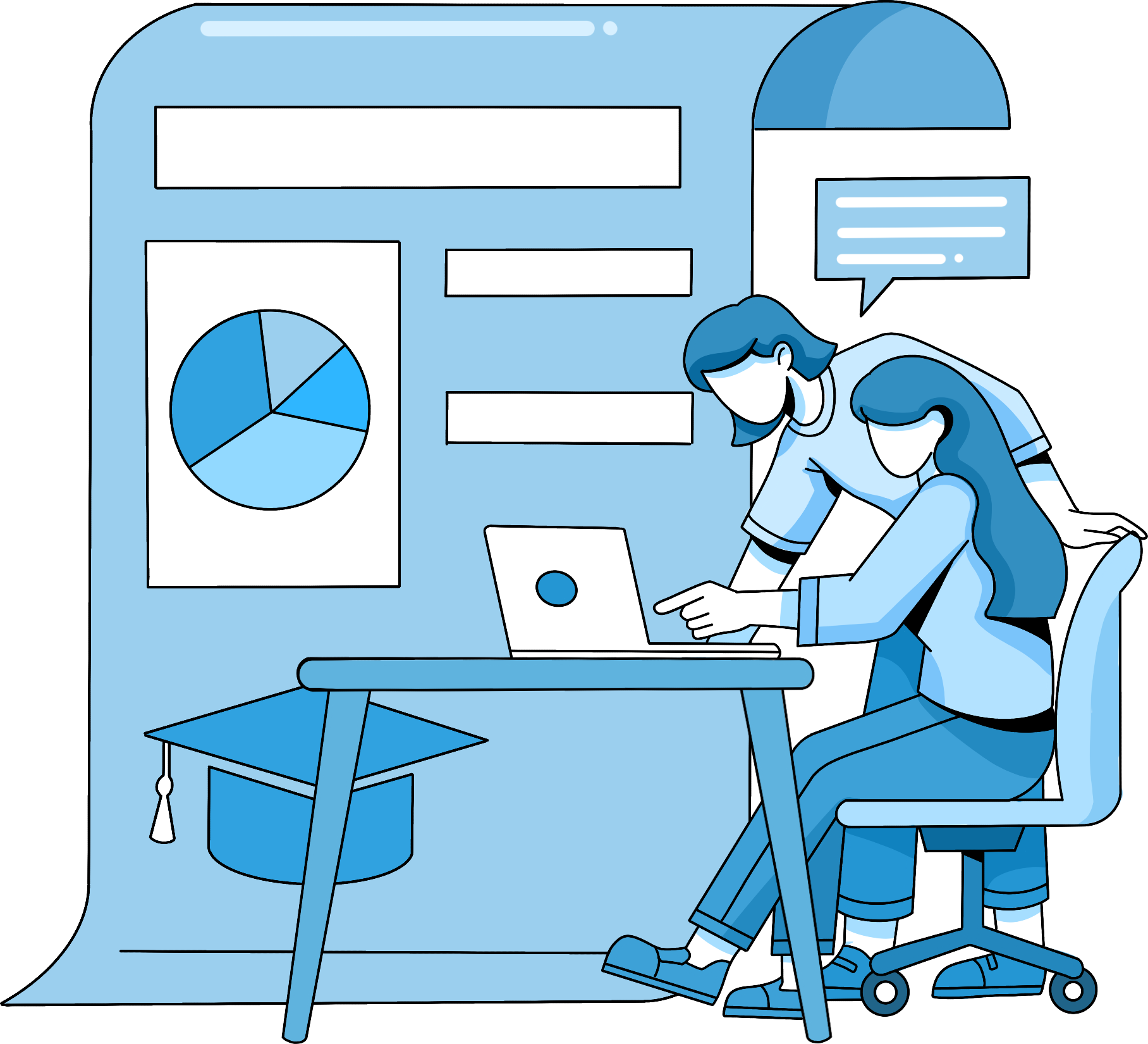 教育的插图怎样画？