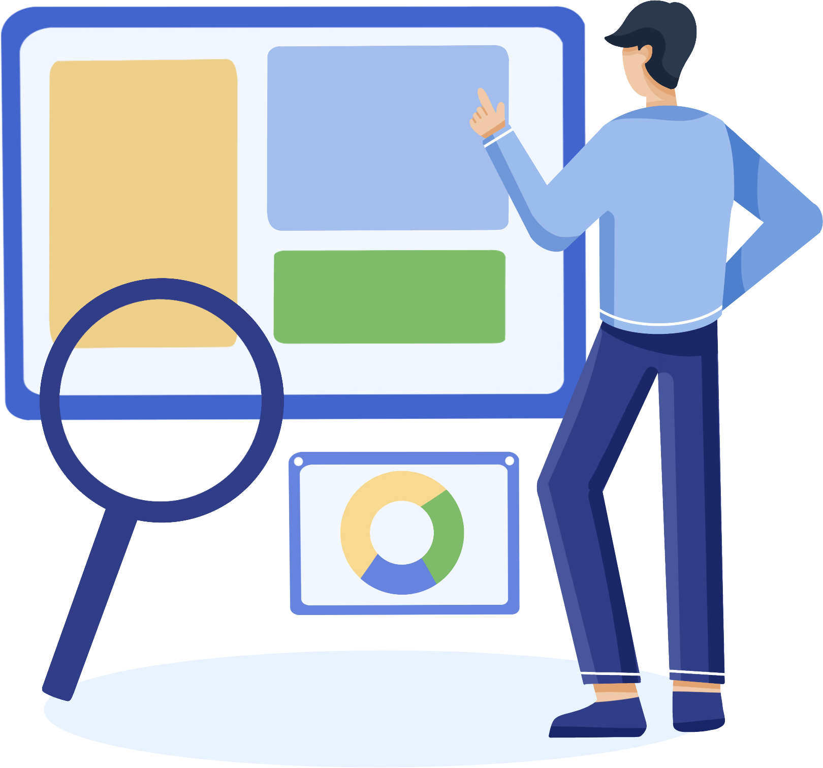 商务男士图像如何制作?