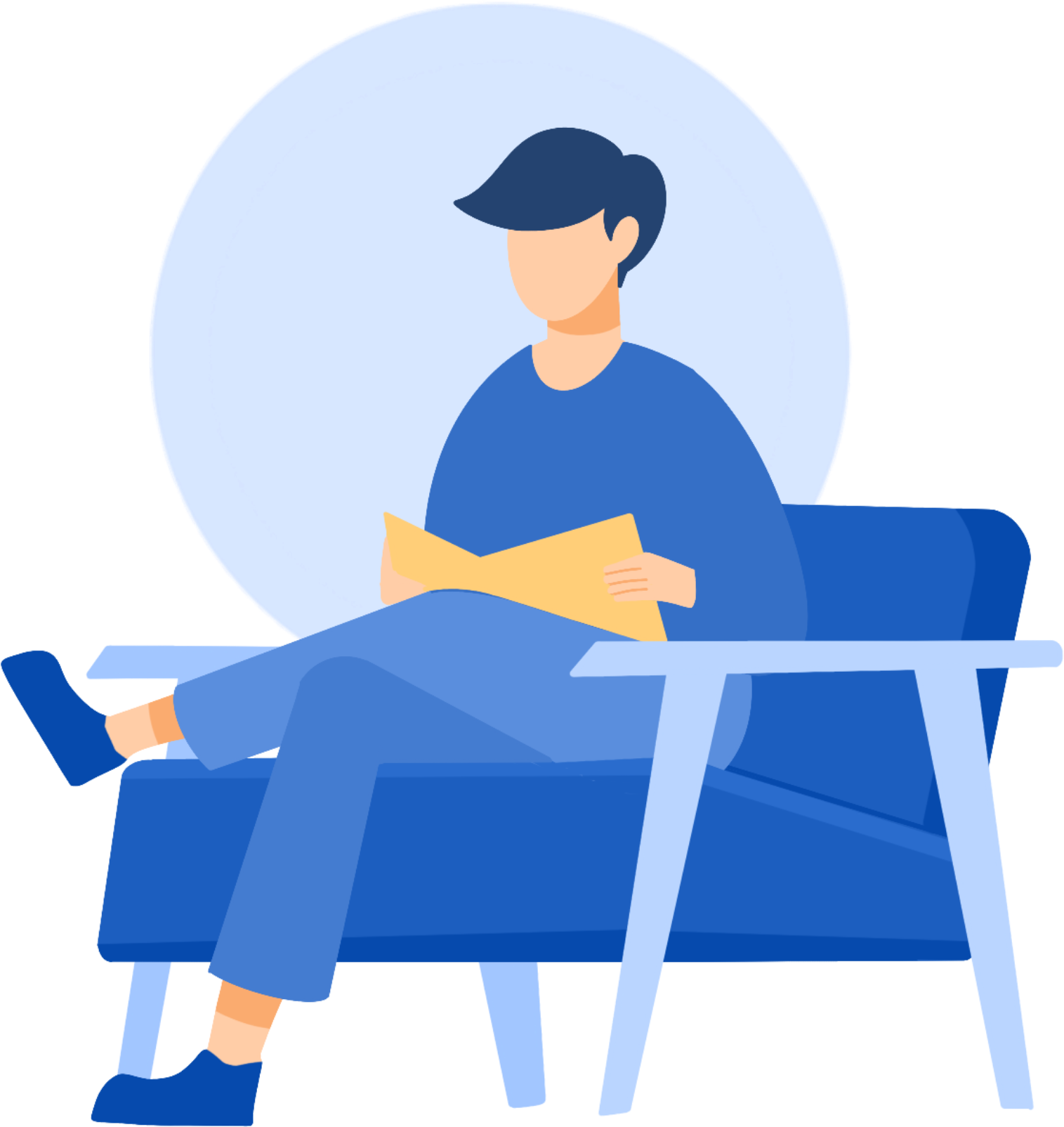 沙发上看书图片制作步骤！