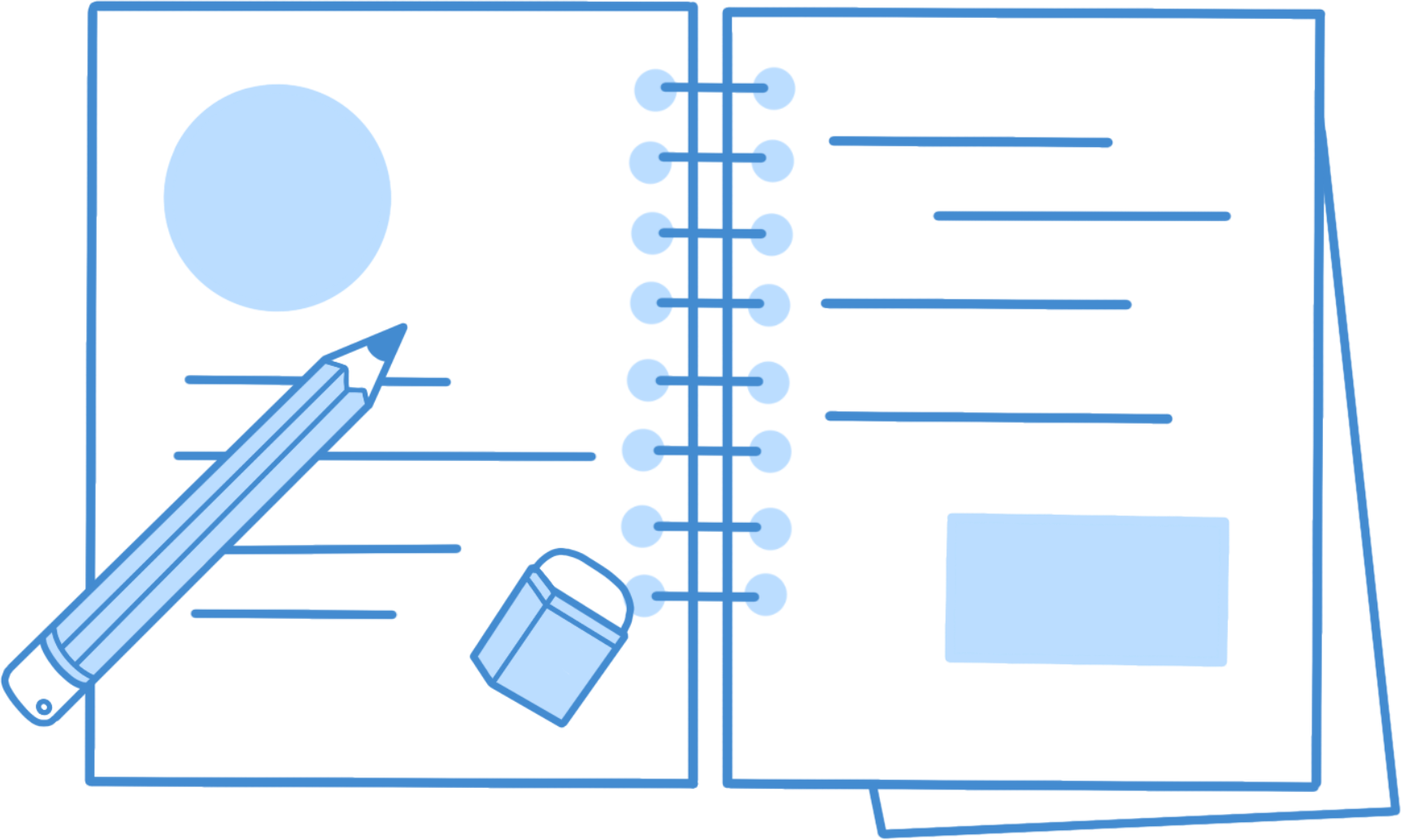 笔和本子图片大全如何画？