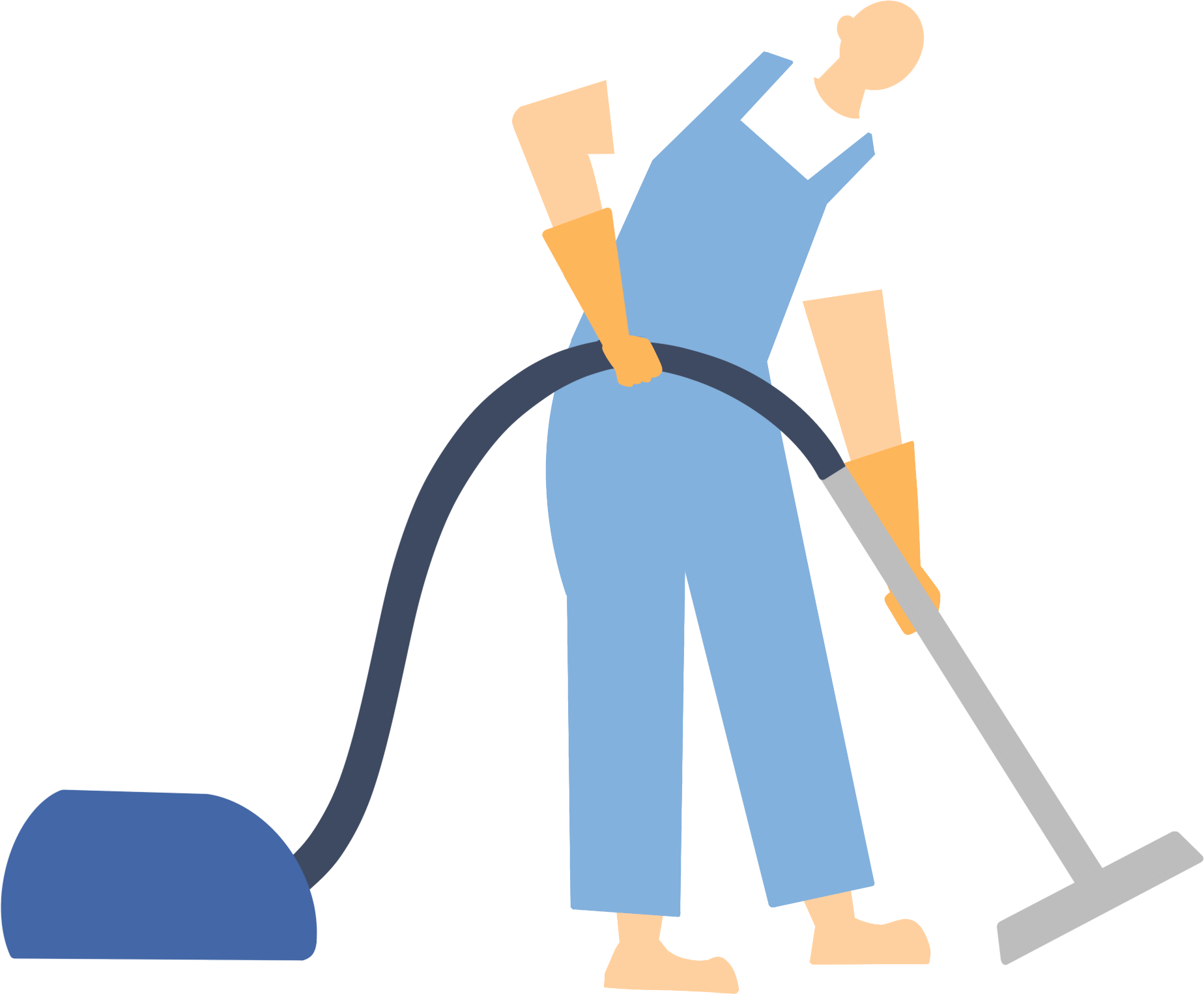 保洁员的图片如何绘制?