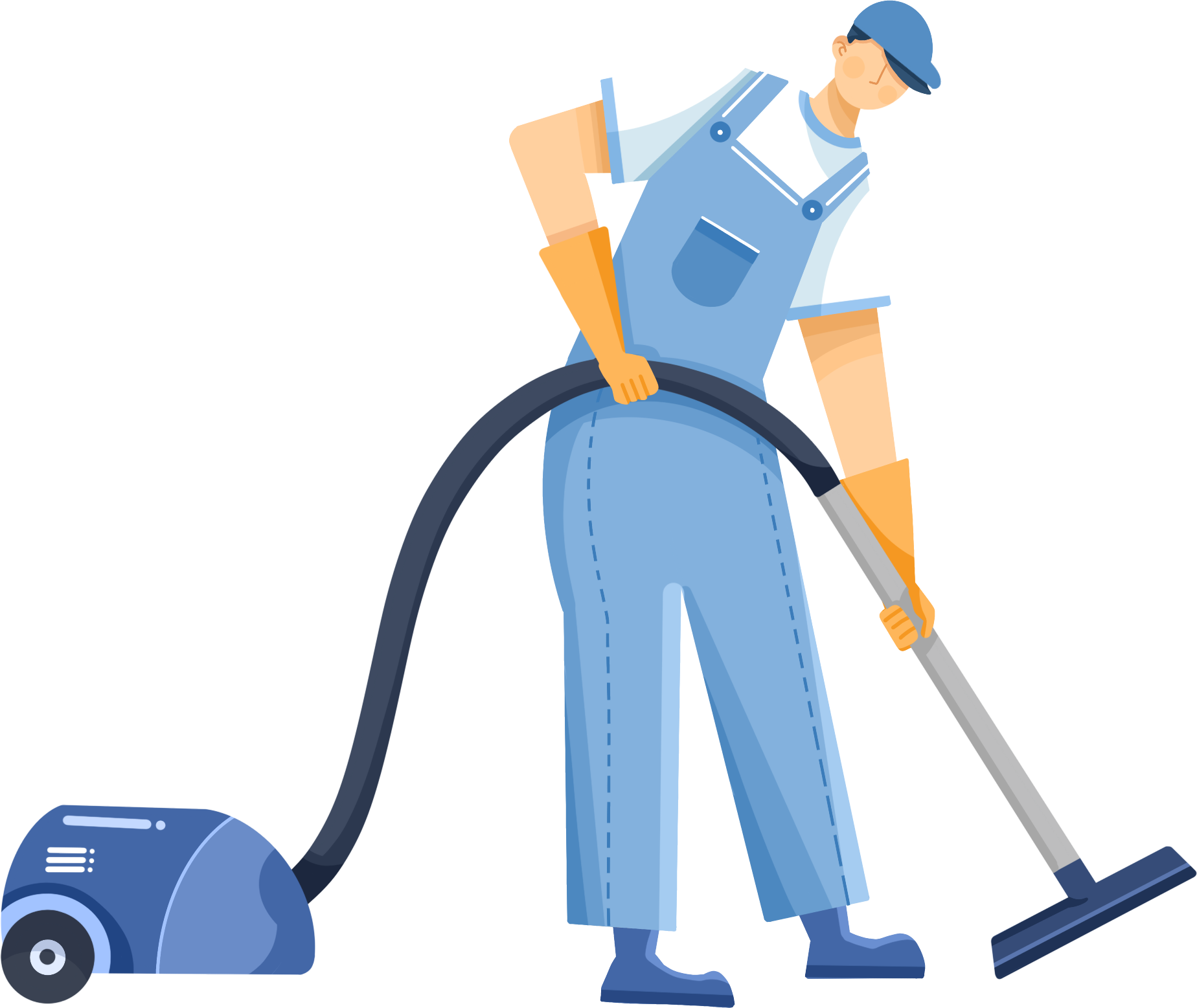 保洁员的图片如何绘制?