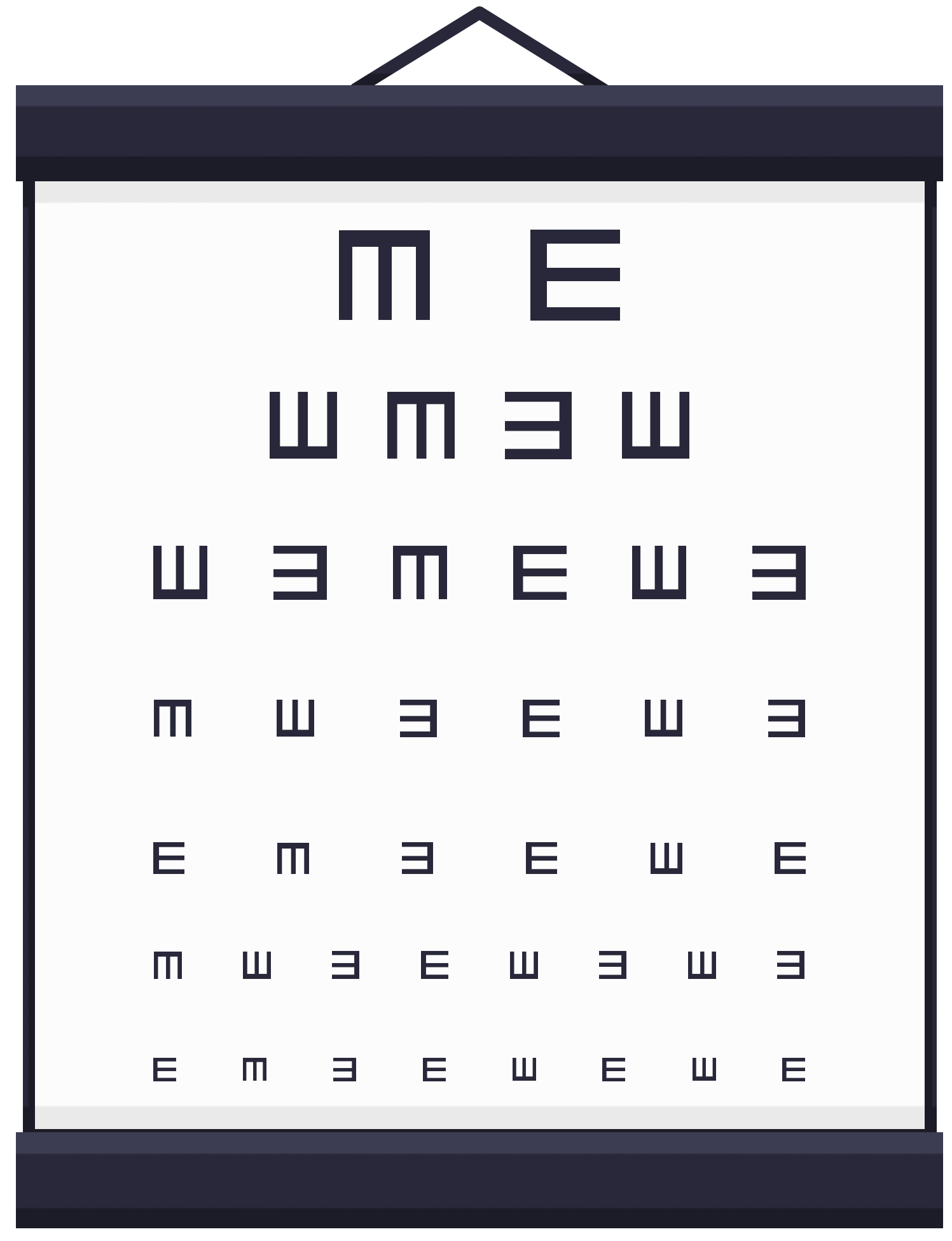 视力表图片素材下载如何制作?