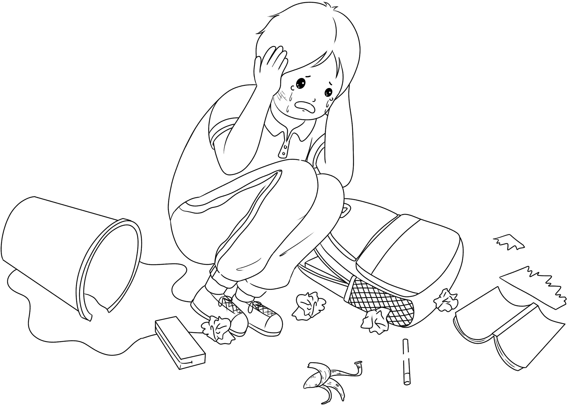 霸凌元素绘画图片创作方法!快速制作技巧!