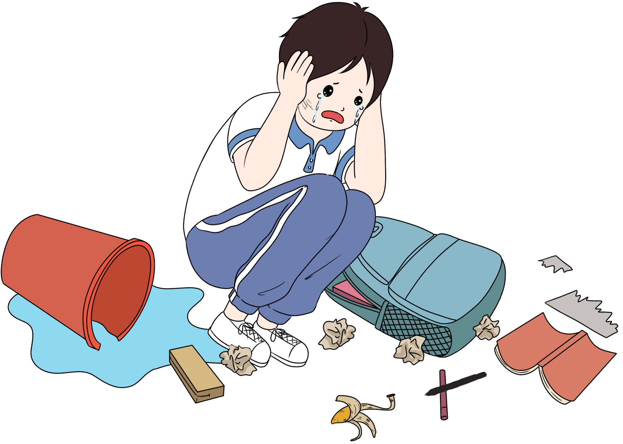 霸凌元素绘画图片创作方法!快速制作技巧!