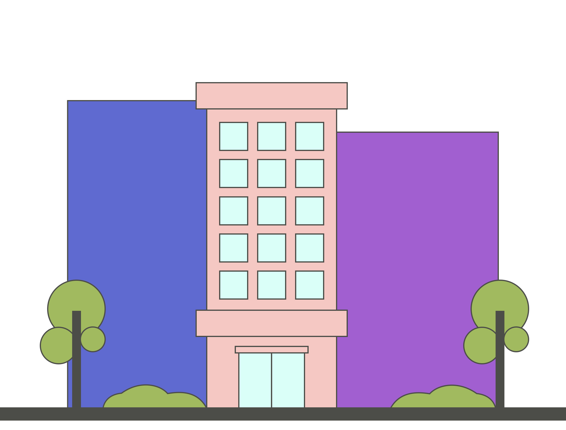 建筑插画图片怎么画?