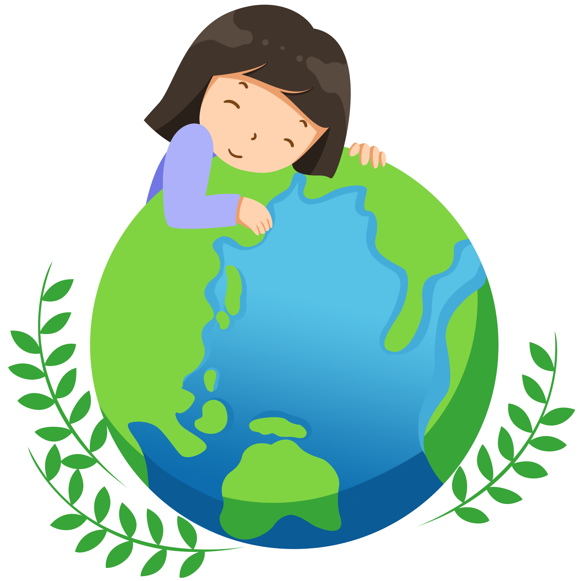 小孩趴在地球上素材视频怎样画？