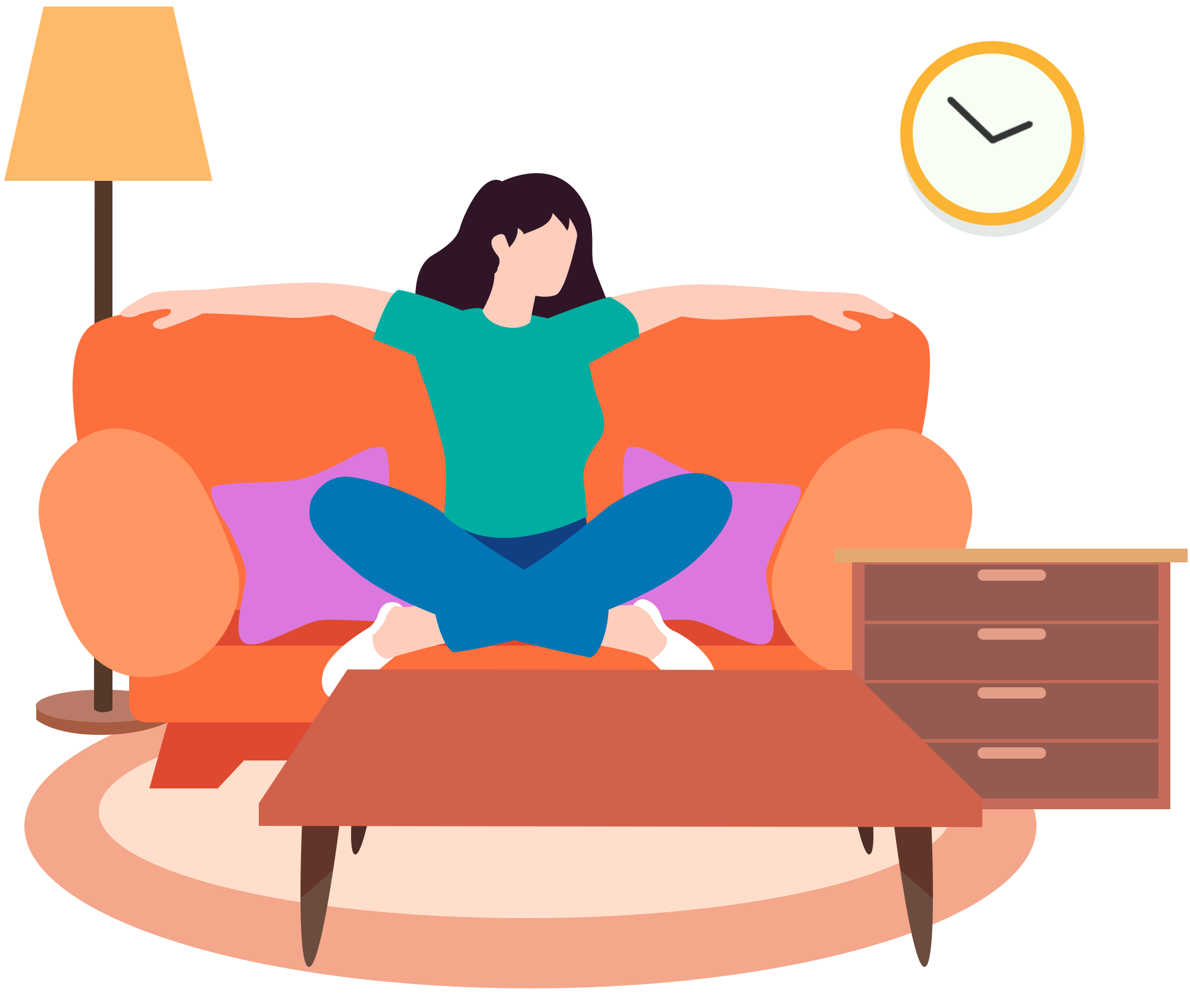 悠闲的素材怎样画？