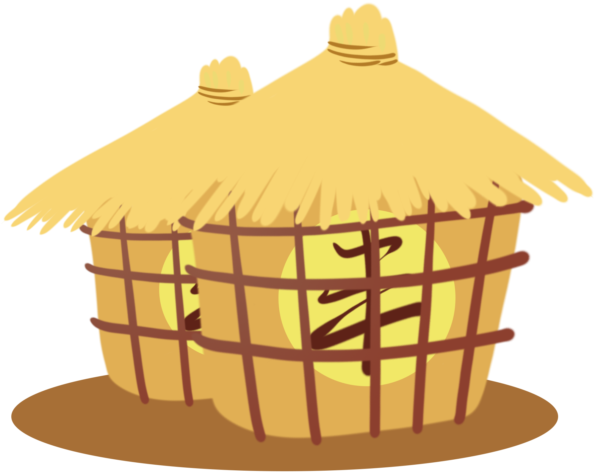 草房子 插画制作步骤！