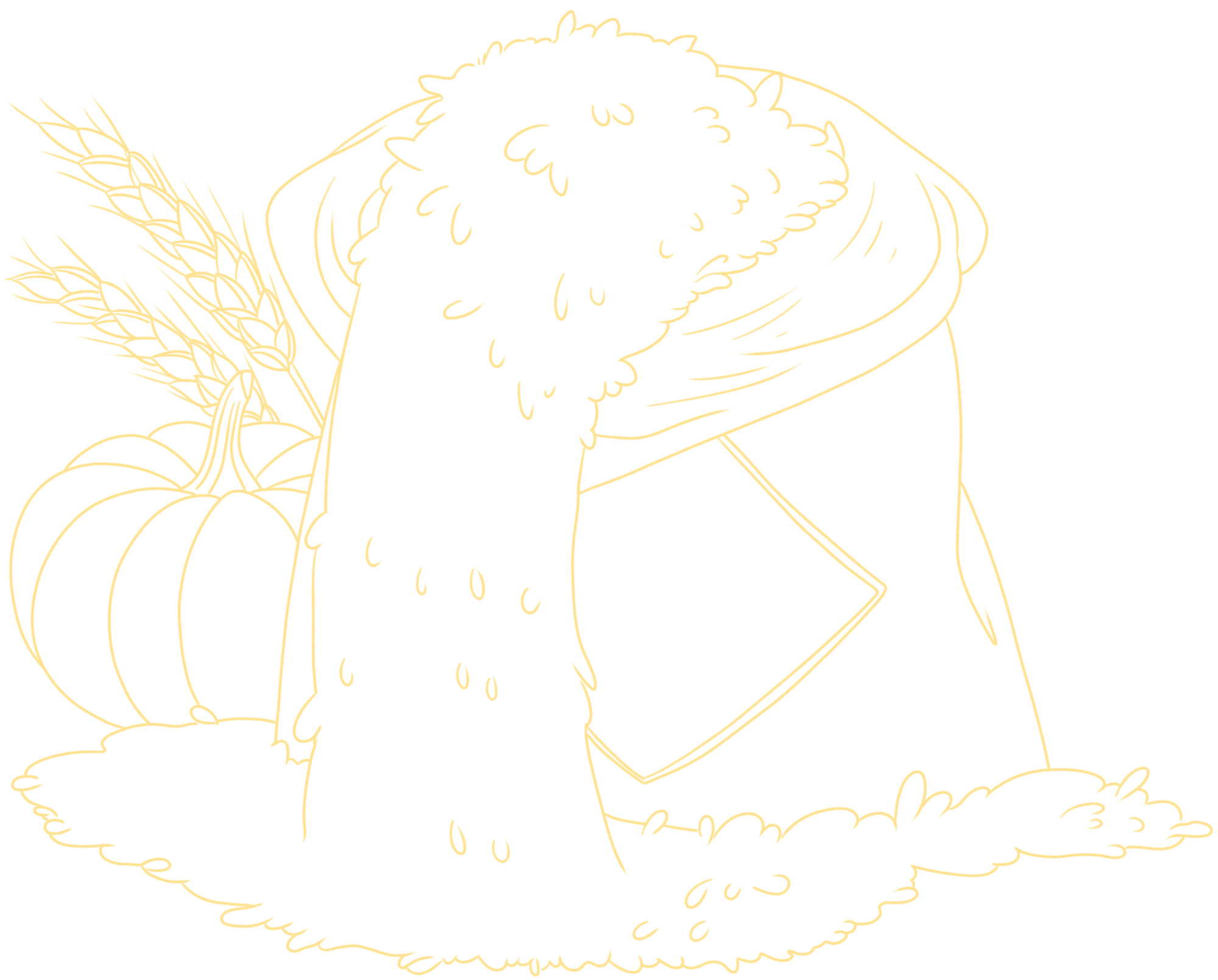 粮食 插画制作步骤！