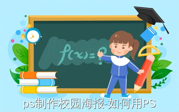 ps制作校园海报-如何用PS做海报