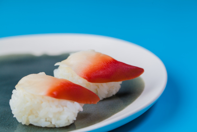 极鲜生鱼片刺身寿司特写