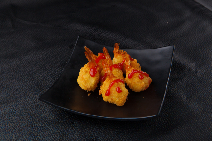 特色黄金炸虾尾