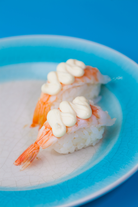 肉虾糯米日式寿司版权图片下载