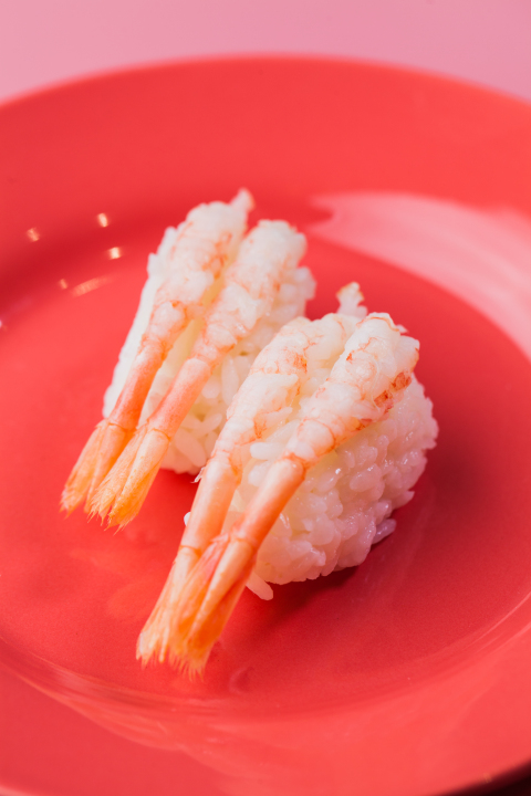 日料高级甜虾寿司版权图片下载