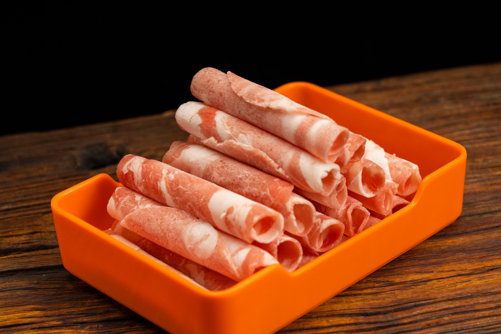 生鲜羊肉卷食材版权图片下载