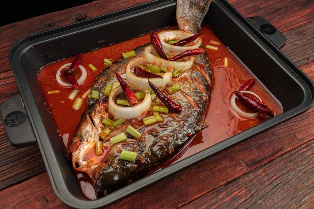 秘制劲辣烤鱼版权图片下载