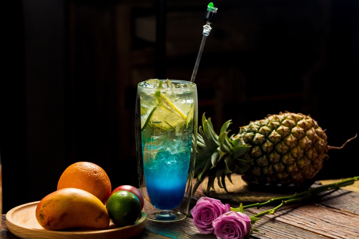 夏威夷饮料菠萝版权图片下载