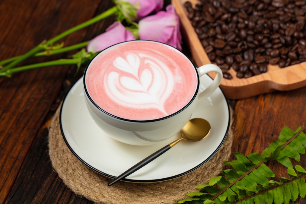 草莓味道牛奶版权图片下载