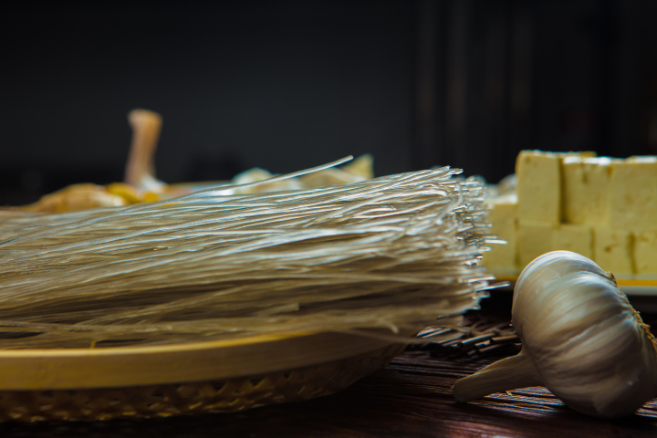 粉条豆腐大蒜食材版权图片下载