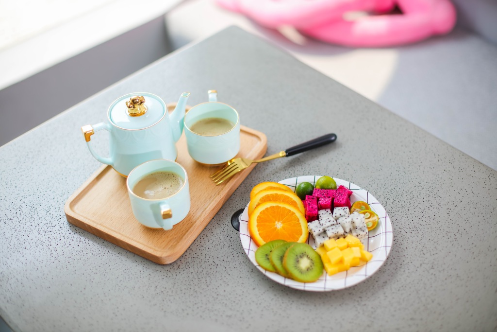 水果拼盘下午茶版权图片下载