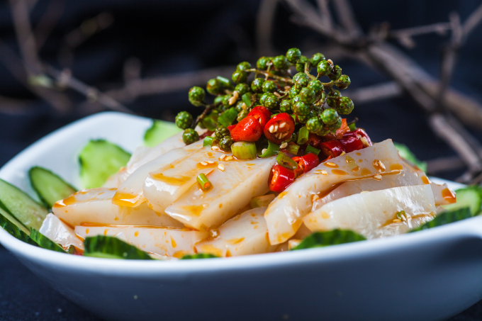 青花椒凉拌肉冻