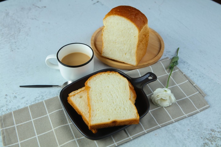 黄油老式面包下午茶版权图片下载