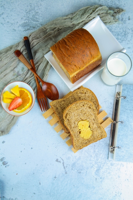 蛋黄全麦吐司下午茶