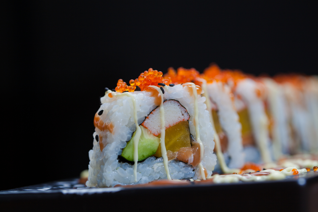 高清鱼籽寿司图版权图片下载