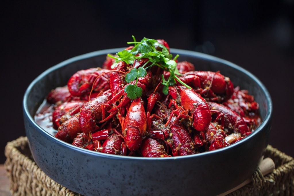 大龙虾麻辣味版权图片下载