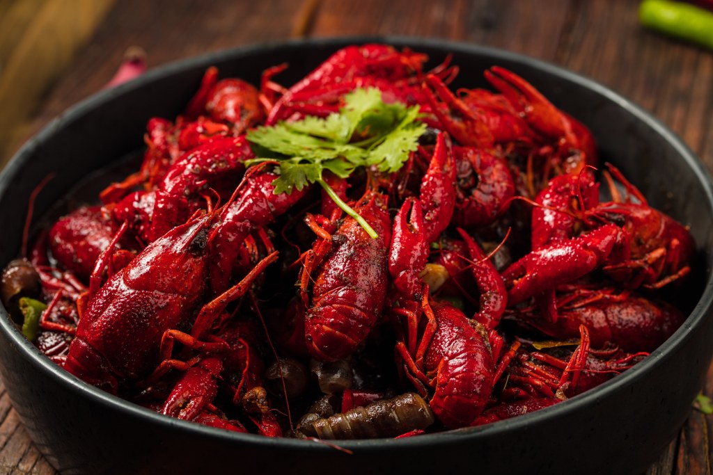 小龙虾香辣的版权图片下载