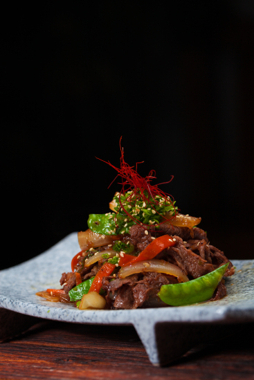 黑椒洋葱炒牛柳