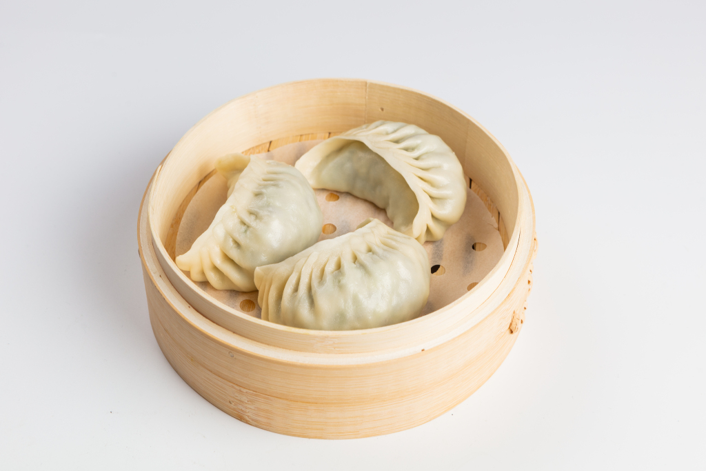 一笼三只素蒸包版权图片下载