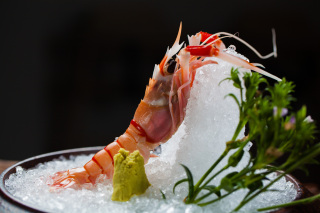 日式顶级对虾刺身