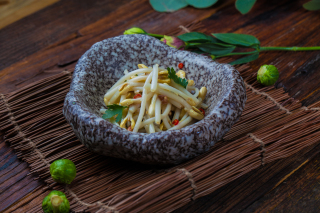 酸辣黄豆芽