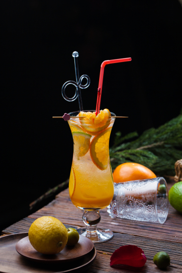 香橙百香果调制饮料
