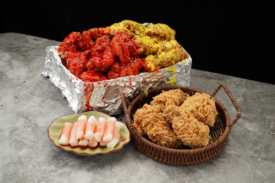 特色炸鸡拼盘原味炸鸡美食套餐