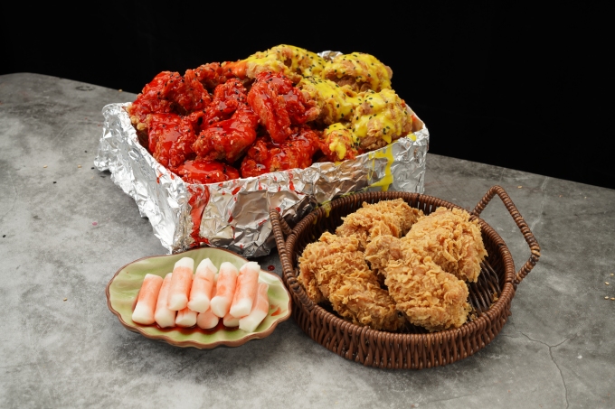 特色炸鸡拼盘原味炸鸡美食套餐