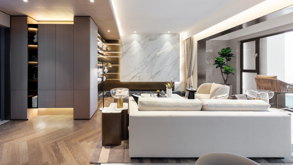 温馨简约风家居客厅版权图片下载